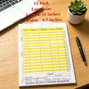 12 Pack 11×8.7" Receipt Organizer Envelopes with Expense & Mileage