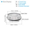 CoCud Air Compressor Oil Sight Glass, | M27x1.5mm Male Thread