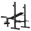 600LBS Multi-Function Weight Bench Set with Squat Rack for Full