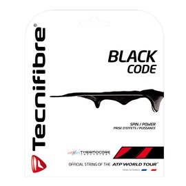 Tecnifibre Black Code Tennis String Set (16 gauge, 1.28)