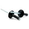 Hippo Hardware (4mm X 8mm) Black Extra Large Flange Pop