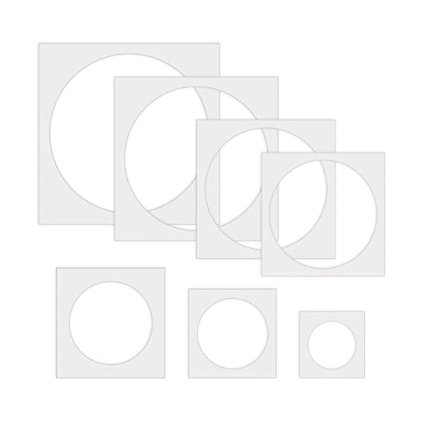 14 Pieces Large Stencil for Painting on Wood Plastic 5