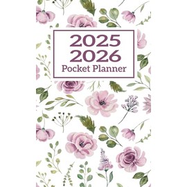 2025-2026 Pocket Planner: 24 Months Monthly Planning and Organization from January to December with Holidays | Small Size 4 x 6.5