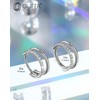 OUFER Body Piercing 316L Stainless Steel Double Line Hinged Segment
