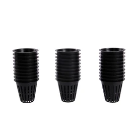 Happy Spring Hydroponic Basket Pot Home Vegetable Garden Black Large (30)