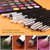 BEILI Juego de brochas de maquillaje de ojos 15 piezas