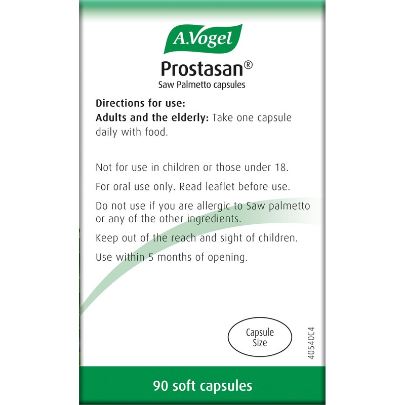 Saw Palmetto Capsules | A.Vogel Prostasan® | Relieve Urinary Discomfort