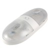 Lumitronics RV 12V Double LED Ceiling Dome Light, On/Off Switch,