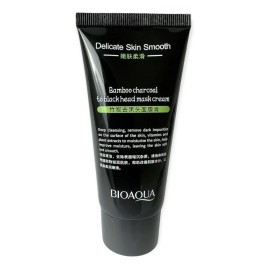 BIOAQUA Blackhead Remover Mask – Activated Charcoal Peel-Off Mask for Oily Skin, Deep Pore Cleansing, 60g