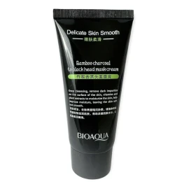 BIOAQUA Blackhead Remover Mask – Activated Charcoal Peel-Off Mask for Oily Skin, Deep Pore Cleansing, 60g