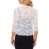 MINTLIMIT Womens Cardigans Open Front Lace Bolero Shrug 3/4 Sleeve