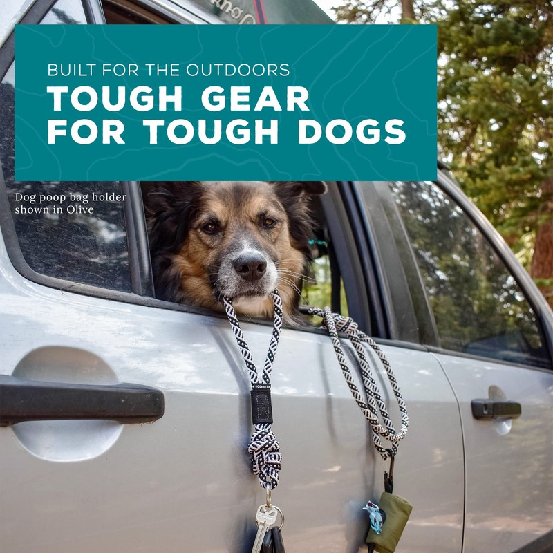 Wilderdog Dog Poop Bag Holder - Dark Green