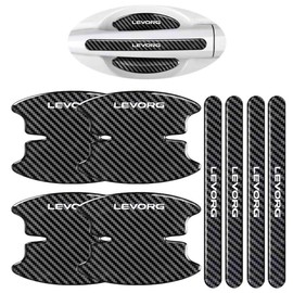 Levorg Door Handle Protector, Subaru Scratch-Resistant, Abrasion Resistant, Car Paint Protection, Carbon Pattern, Waterproof Material, High Temperature Resistant, Good Touch, Easy Installation, Set of