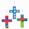Baker Ross Ceramic Cross Decorations AX783 - Pack of 5