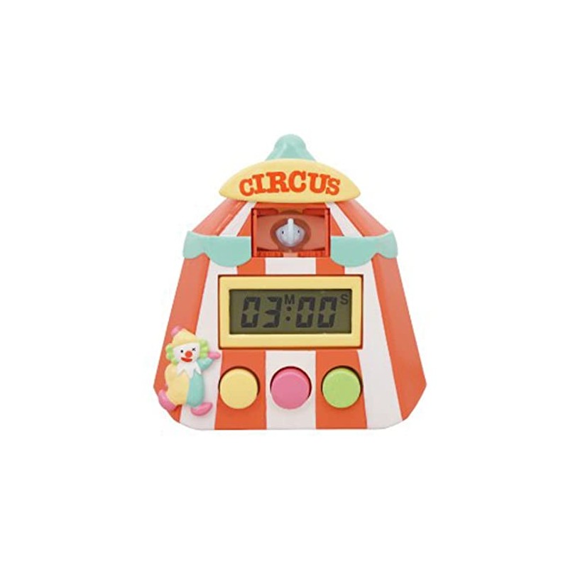Hassey Top-in Kitchen Timer Circus RD EX-3128 8.5 x 3.2