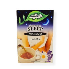 Dalgety Good Night Sleep Herbal Tea - 100% All Natural Maximum Strength - 40g Box 18 Herbal Teabags