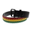 Grindstore Rasta Three Row Pyramid Belt