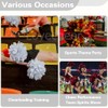 Lovecheer 4Pack White Cheer Pom Poms Plastic Pom Poms Cheerleading