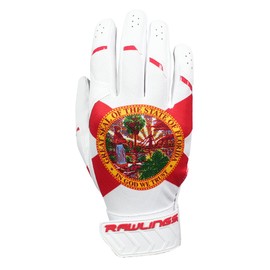 Rawlings 5150 Flag Country Batting Gloves Limited Edition Adult, Florida, Small