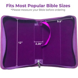 DEHITE Briefcase for Women – Leather Carrying Bag Extra Large Size – | Fits Book 11.12x8x2.12 IN | Pen Slots | Zippered Pocket | Premium Faux Leather | – Purple Accessories Gifts