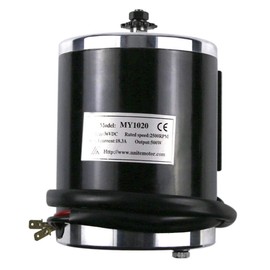 REBEKAMODS DC 36V 500W Brushed Motor, Brush Electric Motor 11T for Mini Bike Quad Go Cart E-Bike Scooter - 2400RPM to 2650RPM 18A Rated Current, Fits for 25H Chain