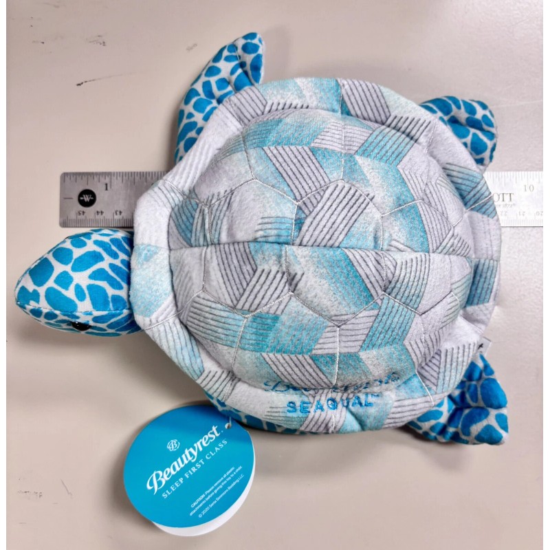 Beautyrest Seaqual Turtle 9” Plushie