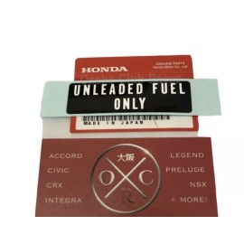 Honda OEM Honda Unleaded Fuel Only Gas Cap Decal USDM Acura Legend Accord CR-V CRX NSX