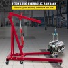 Hydraulic Long Ram Jack, 3 Tons/6600 lbs Capacity, with Single