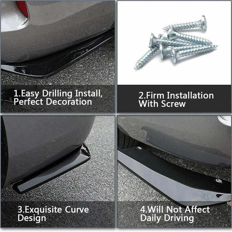 LUC For 08-14 MERCEDES W204 C250 C300 Side Skirts +