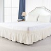 PiccoCasa Elasticated Bed Skirt Ruffled Bed Base Wrap Around Bed