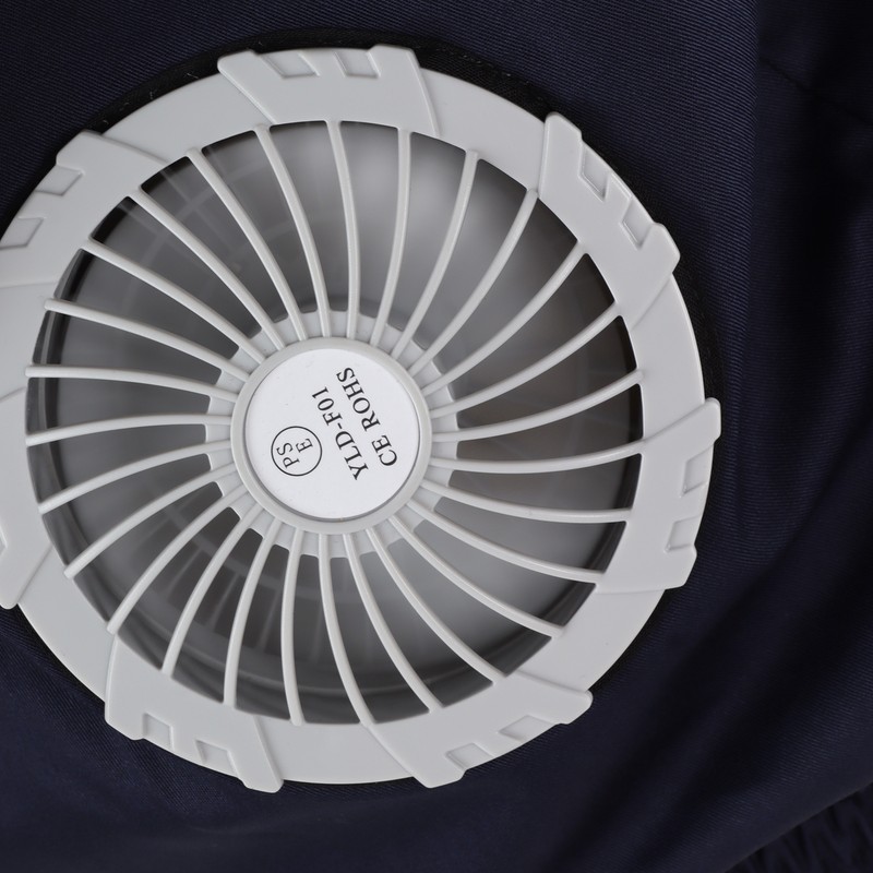 USB Cooling Jacket with Fans Short Sleeve USB Cooling Fan