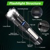 Rechargeable Flashlights High Lumens, 7Modes Flashlight Rechargeable, Super Bright LED