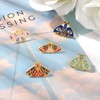 Butterfly Enamel Pins Set Cool Horror Enamel Lapel Pins Brooches