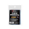 BCW Thick Card Sleeves - 100 Pack | Crystal Clear