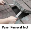 Paver Puller, 2Pcs Paver Removal Tool with Joint Scraper Micro