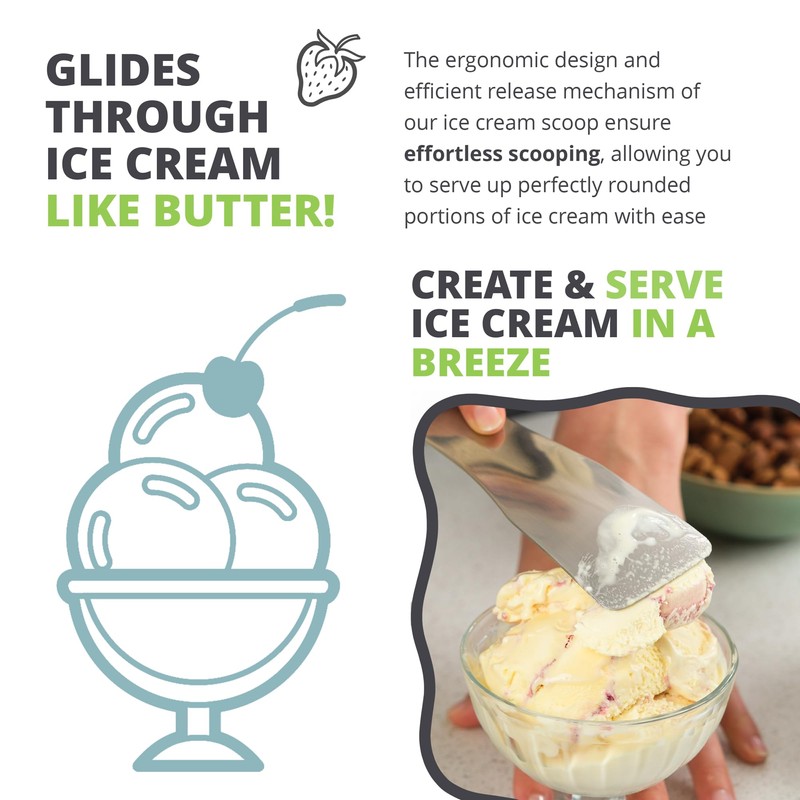 Oliver's Kitchen ® Ice Cream Scoop & Spade - Create
