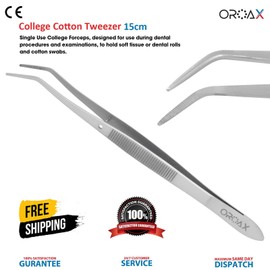 OROAX Pinzas de precisión para depilación de cejas de London College Beauty