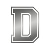 Applicable Pun Varsity Letter D - Vinyl Decal for Outdoor