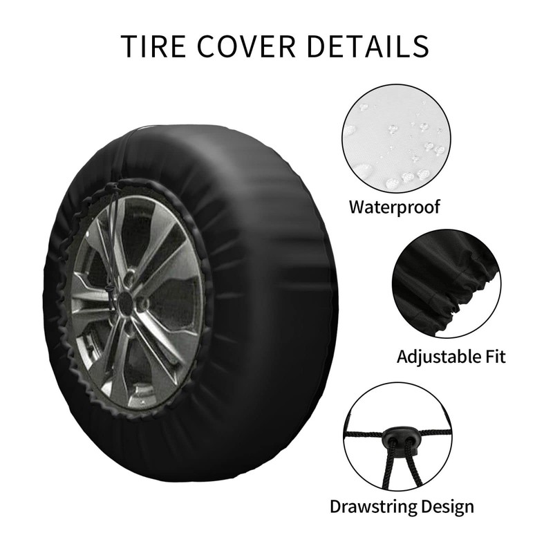 Elk Tire Covers Spare Tire Cover for Truck Jeep Rv
