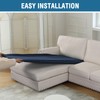 H.VERSAILTEX Sectional Couch Covers 1 Piece Chaise Slipcover L Shape