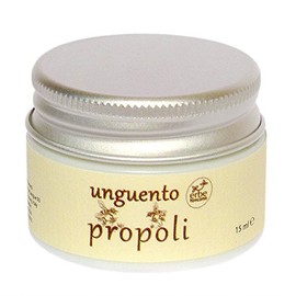 Propolis Bio-Salbe - optimal für Gesicht, Hals und Dekolleté - reines Naturkonzentrat - handgefertigt in der Toskana (15 ml)