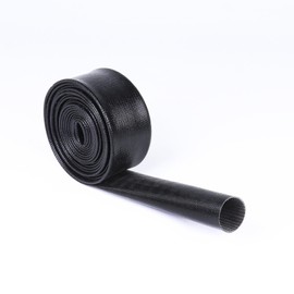 Sunnarepoon Silicone Fiberglass Cable Sleeve - Waterproof, Insulation and Cord Protector High Temp Heat Shield Sleeve Wire Tube (5/8'' - 18Foot)