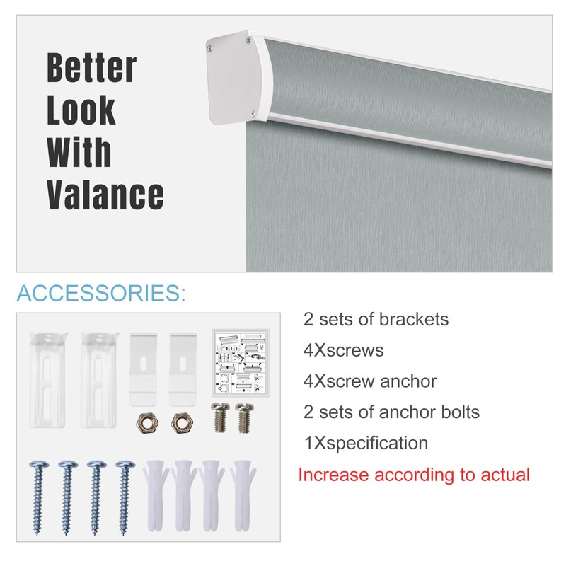 MYshade Custom Blackout Roller Windows Shades Cordless Roller Shades,Window Blinds,Blinds