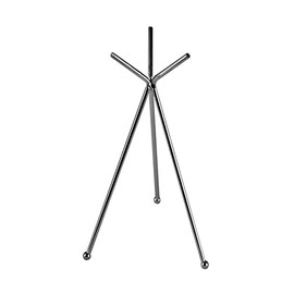 1 Piece Crystal Ball Stand Tripod Crystal Ball Base Metal Crystal Ball Display Stand Crystal Ball Holder Stand Glass Ball Holder Stand Crystal Ball Rack for 8-10cm Crystal Ball(Silver, S)