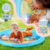 SplashEZ Lights Up Tummy Time Water Mat for Babies, 30"