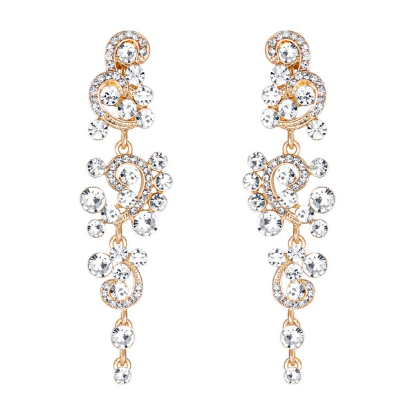 BriLove Wedding Bridal Clip On Earrings for Women Bohemian Boho