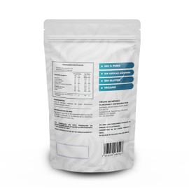 NAIMA Hongo Melena de León en Polvo, 100 g | Hongo Adaptógeno 100% Natural | Suplemento Vegano con Nutrientes Esenciales | Energía, Concentración y Memoria, Bienestar General