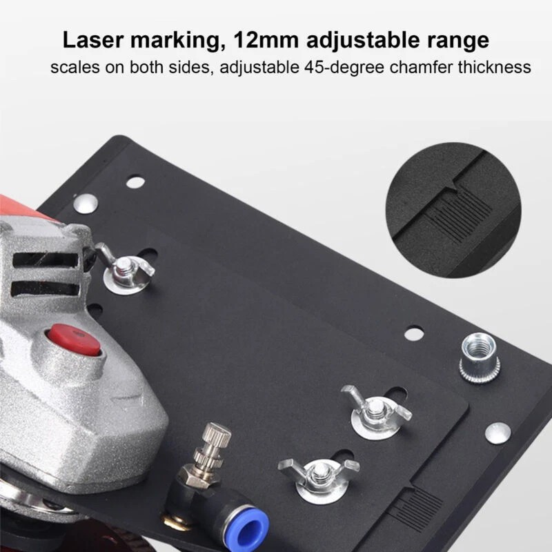 Unbranded Angle Grinder Stand For Tile 45 Degree Chamfer Cutting