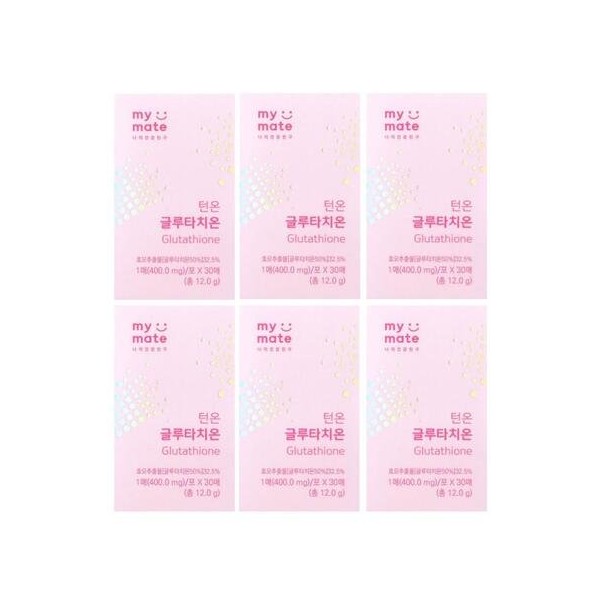 My Mate Turn-On Glutathione 400mg x 30 sheets, 6 boxes / 마이메이트 턴온 글루타치온 400mg x 30매 6박스