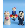 Dylayos Wedding Cat Figurines Set - Bride and Groom Kitty,